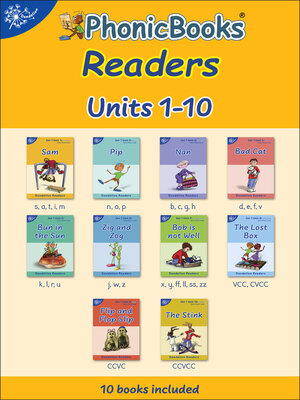 cover image of Phonic Books Dandelion Readers Set 1 Units 1-10